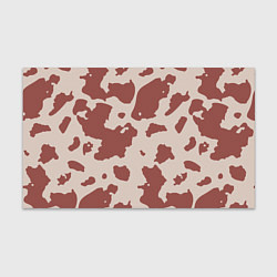 Бумага для упаковки Коровий паттерн коричневого цвета, цвет: 3D-принт