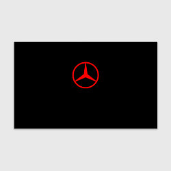 Бумага для упаковки Mercedes logo red, цвет: 3D-принт