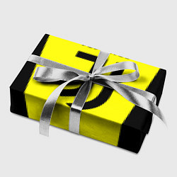 Бумага для упаковки Juventus sport geometry yellow, цвет: 3D-принт — фото 2