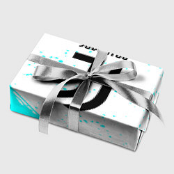 Бумага для упаковки Ювентус краски голубые, цвет: 3D-принт — фото 2