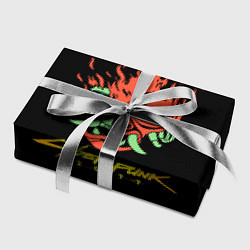 Бумага для упаковки Cyberpunk 2077 logo, цвет: 3D-принт — фото 2