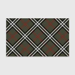 Бумага для упаковки Стильная клетка - милитари, крупно, цвет: 3D-принт