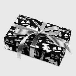 Бумага для упаковки Marshmello pattern music, цвет: 3D-принт — фото 2