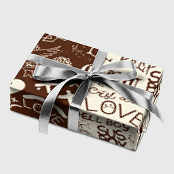 Бумага для упаковки Lil peep retro pattern, цвет: 3D-принт — фото 2