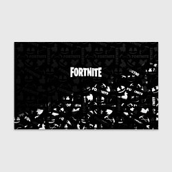 Бумага для упаковки Fortnite pattern black, цвет: 3D-принт