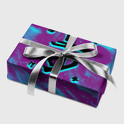 Бумага для упаковки Doom neon flame, цвет: 3D-принт — фото 2