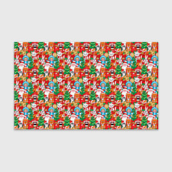 Бумага для упаковки Новогодние игрушки, цвет: 3D-принт