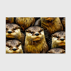 Бумага для упаковки Выдры, цвет: 3D-принт