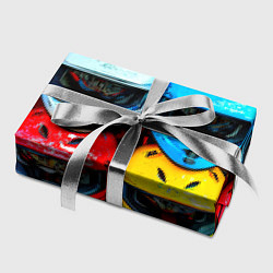 Бумага для упаковки Шлемы BMX, цвет: 3D-принт — фото 2