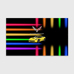 Бумага для упаковки Chevrolet Corvette - racing team, цвет: 3D-принт