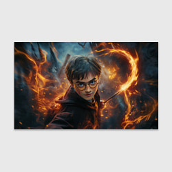 Бумага для упаковки Гарри Поттер в окружении огня, цвет: 3D-принт
