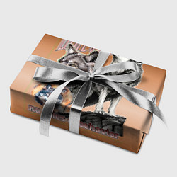 Бумага для упаковки Волки с надписью, цвет: 3D-принт — фото 2