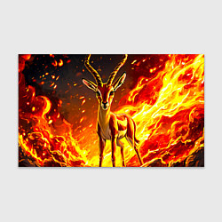 Бумага для упаковки Газель в огне, цвет: 3D-принт