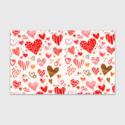 Бумага для упаковки Любовный паттерн, цвет: 3D-принт