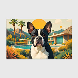 Бумага для упаковки Бульдог и лето, цвет: 3D-принт