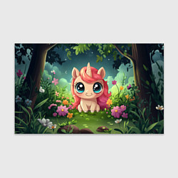 Бумага для упаковки Рыжая единорожка, цвет: 3D-принт