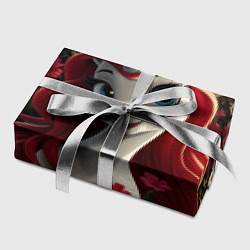 Бумага для упаковки Единорожка с рыжими волосами, цвет: 3D-принт — фото 2