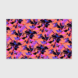 Бумага для упаковки Абстрактные цветы - текучая краска, цвет: 3D-принт