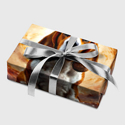 Бумага для упаковки Бассет-хаунд в космосе, цвет: 3D-принт — фото 2