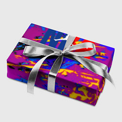 Бумага для упаковки NBA краски неон, цвет: 3D-принт — фото 2