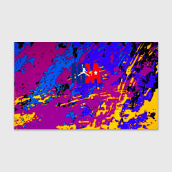 Бумага для упаковки NBA краски неон, цвет: 3D-принт