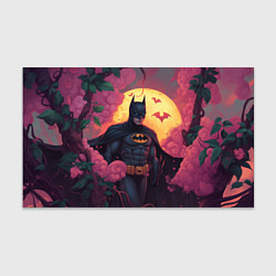 Бумага для упаковки Бэтмен и дерево с цветами, цвет: 3D-принт