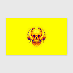 Бумага для упаковки Yellow bananas skull - cyberpunk, цвет: 3D-принт