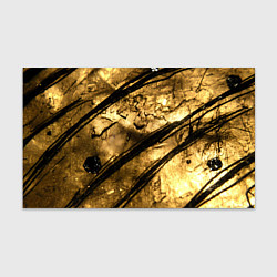 Бумага для упаковки Золото с черной текстурой, цвет: 3D-принт