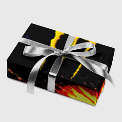 Бумага для упаковки Monster energy огненные краски, цвет: 3D-принт — фото 2