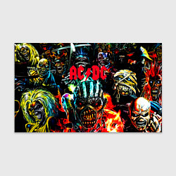 Бумага для упаковки ACDC рок монстры, цвет: 3D-принт