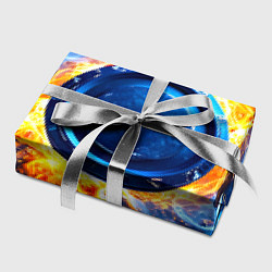 Бумага для упаковки Шайба в синем пламени, цвет: 3D-принт — фото 2