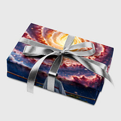 Бумага для упаковки Айкидоист в космосе, цвет: 3D-принт — фото 2