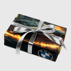 Бумага для упаковки BMW огненный дрифт, цвет: 3D-принт — фото 2