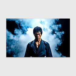 Бумага для упаковки Брюс Ли в дыму, цвет: 3D-принт
