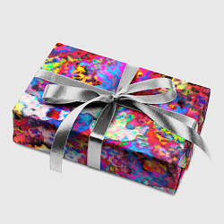 Бумага для упаковки Пиксельные краски текстура, цвет: 3D-принт — фото 2