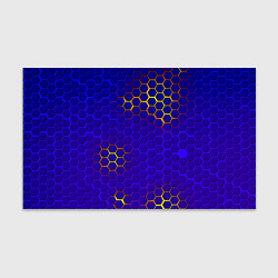 Бумага для упаковки Неоновые соты броня, цвет: 3D-принт