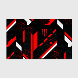 Бумага для упаковки Monster energy sport geometry, цвет: 3D-принт