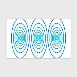 Бумага для упаковки Овалы с свечением, цвет: 3D-принт