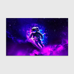 Бумага для упаковки Космонавт в неоновых облаках, цвет: 3D-принт