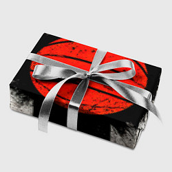 Бумага для упаковки Стритбольный мяч в чб, цвет: 3D-принт — фото 2