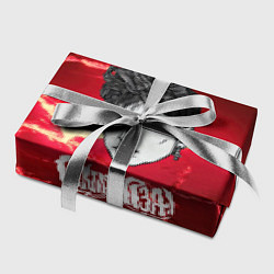 Бумага для упаковки Сектор газа портрет на красном разломе плит, цвет: 3D-принт — фото 2