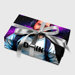 Бумага для упаковки Админ и космос, цвет: 3D-принт — фото 2