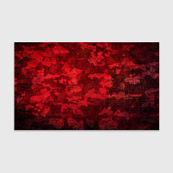 Бумага для упаковки Абстракция - red uniform camouflage, цвет: 3D-принт