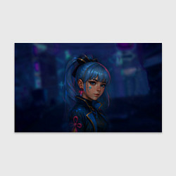 Бумага для упаковки Камисато Аяка киберпанк, цвет: 3D-принт