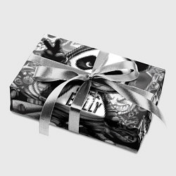 Бумага для упаковки Детёныш панды уличный хулиган на фоне граффити, цвет: 3D-принт — фото 2