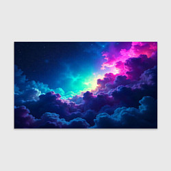 Бумага для упаковки Неоновые космические облака, цвет: 3D-принт
