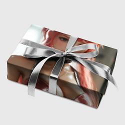 Бумага для упаковки Рыжая девушка с большой грудью, цвет: 3D-принт — фото 2