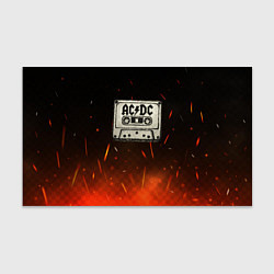 Бумага для упаковки ACDC лого на кассете, цвет: 3D-принт