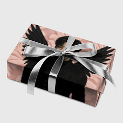 Бумага для упаковки JinJin Astro с черными крыльями, цвет: 3D-принт — фото 2