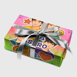 Бумага для упаковки Astro коллаж из стикеров, цвет: 3D-принт — фото 2